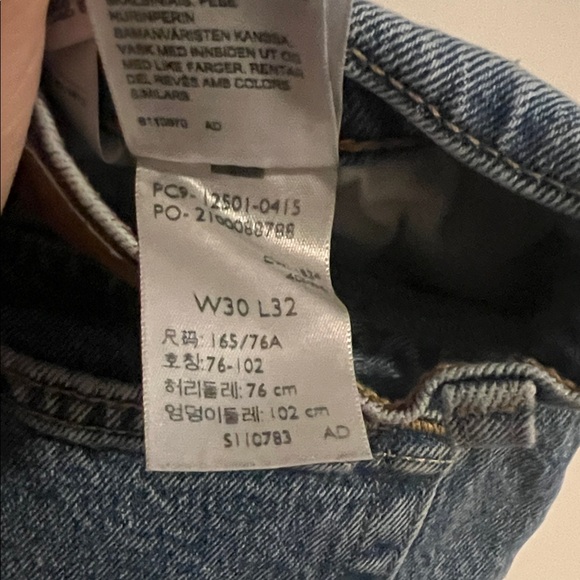 Levi’s 501 Original Fit Blue Denim Jeans - Picture 2 of 7